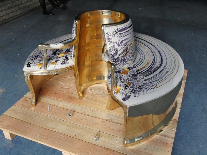 Lathe I Gold/Purple